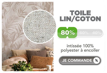Toile Lin Coton intissée à encoller